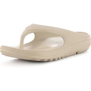 New Shevalues Womens 6.5 Tan Slide On Thong Orthopedic Arch Support Sandal Shoes